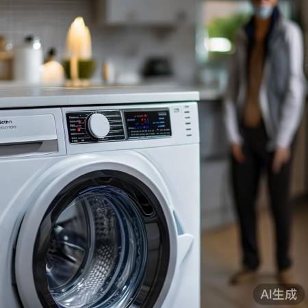 嘉格纳洗衣机故障快速报修科普(一岁宝宝图书馆排队摸脸萌态十足)