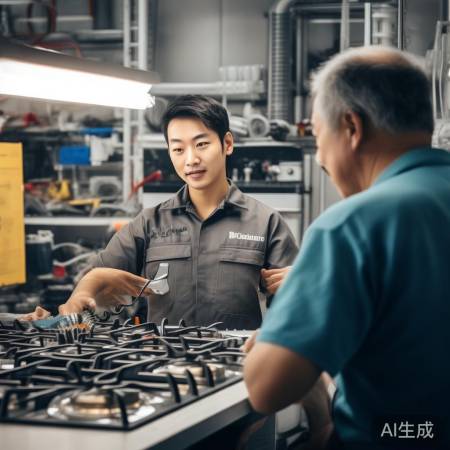 港华紫荆燃气灶售后服务修理电话教导<上海红日燃气灶三眼系列：家庭烹饪新选择>